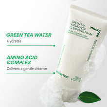 Load image into Gallery viewer, INNISFREE GREENTEA AMINO HYDRTING CLEANSING FOAM