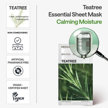 Load image into Gallery viewer, Mediheal Teatree Essential Mask Calming Moisture 24ml - 1 SHEET MASK