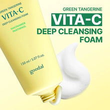 Load image into Gallery viewer, goodal Green Tangerine Vita C Cleansing Foam 150ml