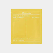 Load image into Gallery viewer, Biodance Radiant Vita Niacinamide Real Deep Mask Box- 4 Sheets (10%OFF)