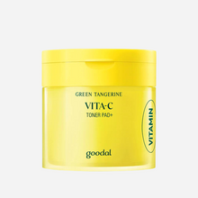 Load image into Gallery viewer, Goodal Green Tangerine Vita C Toner Pad 140ml / 70pads