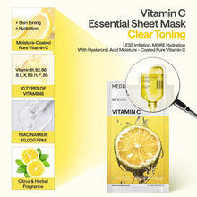Load image into Gallery viewer, Mediheal Vitamin C Essential Mask 24ml _Clear Toning - 1 SHEET