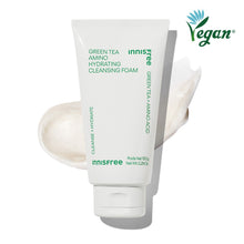 Load image into Gallery viewer, INNISFREE GREENTEA AMINO HYDRTING CLEANSING FOAM