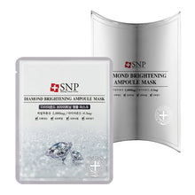 Load image into Gallery viewer, SNP Diamond Brightening Ampoule Mask Box -10 Sheets