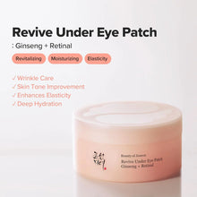 Load image into Gallery viewer, BEAUTY OF JOSEON Revive Under Eye Patch : Ginseng + Retinal - 93g / 60pcs
