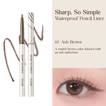 Load image into Gallery viewer, CLIO Sharp So Simple Waterproof Pencil Liner 0.14g  #05 Ash Brown
