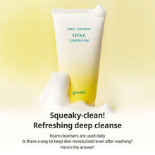 Load image into Gallery viewer, goodal Green Tangerine Vita C Cleansing Foam 150ml
