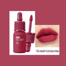 Load image into Gallery viewer, Peripera Ink The Velvet 4g  #16 Heart Fuchsia Pink
