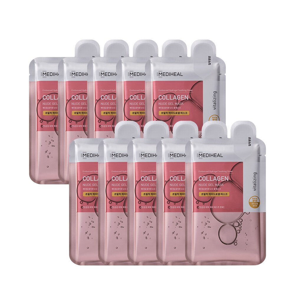 Mediheal Collagen Nude Gel Mask 30ml - 10 SHEET MASKs (20%OFF)