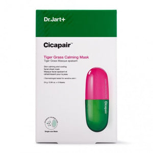 Dr.jart Cicapair Tiger Grass Calming Mask 1 box (5sheet)