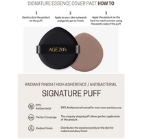 Load image into Gallery viewer, Age 20&#39;s Signature Essence Cover Pact Intense Cover 14g x 2EA with Case #21 LIGHT BEIGE
