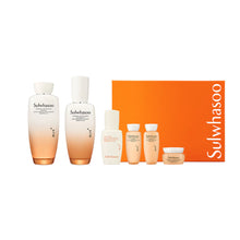 Load image into Gallery viewer, Sulwhasoo Essential Revitalizing Set - 6 ITEMS (TONER+MOISTURIZER)
