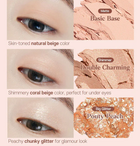Etude House Play Tone Eye Palette 6.4g #PEACH GERBERA