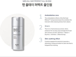 IOPE ALL DAY PERFECT ALL IN ONE 120ML (FOR MEN) -10% OFF