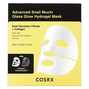 COSRX Advanced Snail Mucin Glass Glow Hydrogel Mask 35g - 1 SHEET
