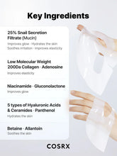 Load image into Gallery viewer, COSRX Advanced Snail Mucin Glass Glow Hydrogel Mask 35g - 1 SHEET
