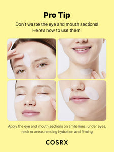 COSRX Advanced Snail Mucin Glass Glow Hydrogel Mask 35g - 1 SHEET