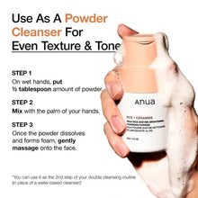 Load image into Gallery viewer, Anua Rice Enzyme Brightening Cleansing Powder 40g
