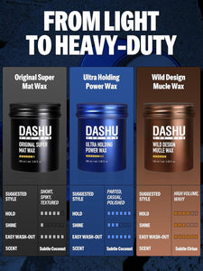 DASHU FOR MEN ULTRA HOLDING POWER HAIR WAX 15ml