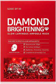 SOME BY MI Red Diamond Brightening Glow Luminous Ampoule Mask - 1 Sheet