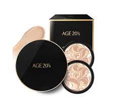 Age 20's Signature Essence Cover Pact Intense Cover 14g x 2EA with Case #21 LIGHT BEIGE