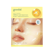 Load image into Gallery viewer, goodal Green Tangerine Vita C Dark Spot Care Gel Mask 43g - 1 Sheet
