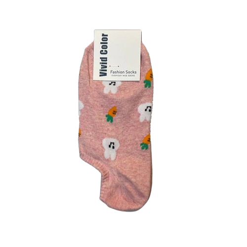 I Like Fruits Mini Socks #PINK