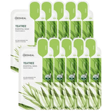 Load image into Gallery viewer, Mediheal Teatree Essential Mask # Calming Moisturel(Box)- 10 Sheet masks (20%OFF)
