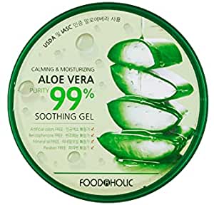 Foodaholic Calming and Moisturizing Aloe Vera Soothing Gel 99% - 300ml