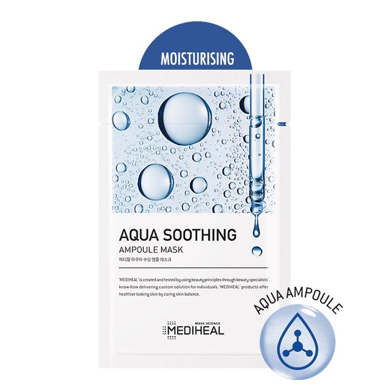 MEDIHEAL Aaua Soothing Ampoule Mask - 1 Sheet