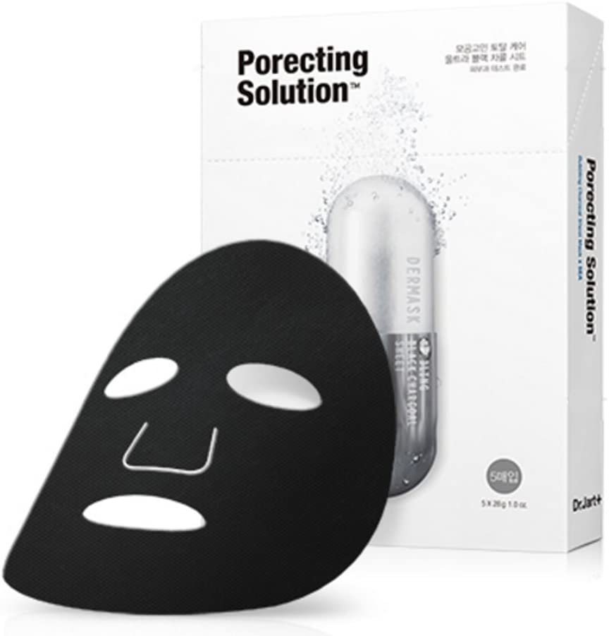 Dr.JART+ Dermask Ultra Jet Porecting Solution Bubbling Charcoal Mask Box - 5 Sheets (10% OFF)