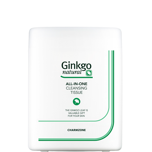 CHARMZONE Ginkgo natural all-in-one cleansing tissue - 110 Sheets