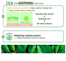 Load image into Gallery viewer, MEDIHEAL CICA Calming Ampoule Mask - 1 Sheet
