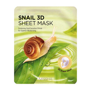 MISSHA Snail 3D Sheet Mask - 1 Sheet
