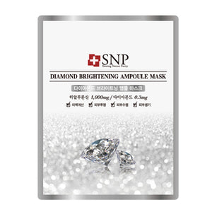 SNP Diamond Brightening Ampoule Mask 25ml -1 Sheet