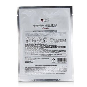 SNP Diamond Brightening Ampoule Mask Box -10 Sheets